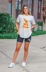 The Chief Osceola Vintage Boyfriend Tee (Vintage White)