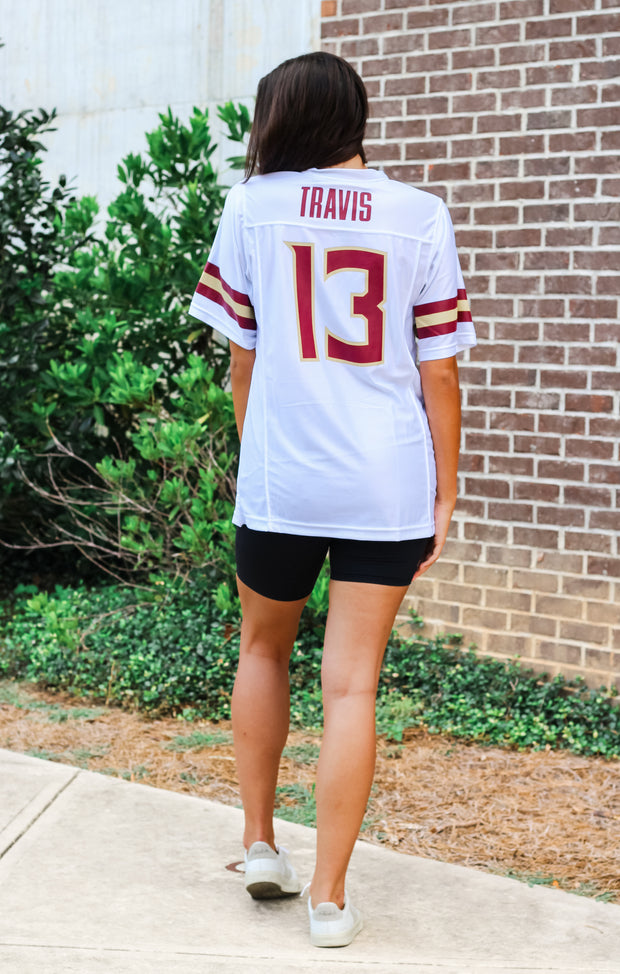 The JORDAN TRAVIS Football Jersey (White)