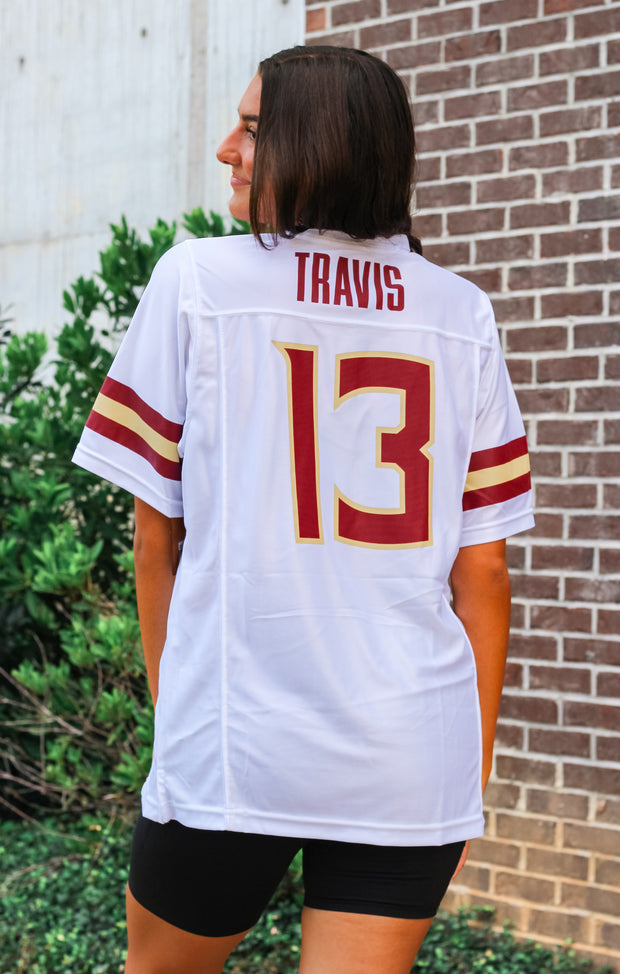 The JORDAN TRAVIS Football Jersey (White)