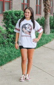 The Seminoles Sequin Grand Jersey Tee