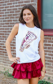 The Seminoles Sequin Muscle Tank