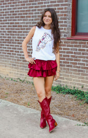 The Seminoles Sequin Muscle Tank