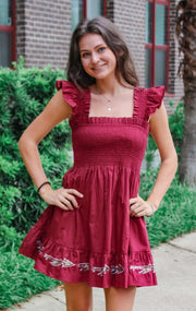 The FSU Spear Smocked Sequin Dress