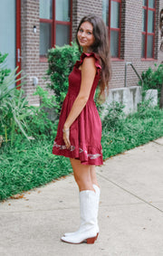 The FSU Spear Smocked Sequin Dress