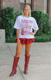 The Florida State "Meadow" Oversized Slub Tee