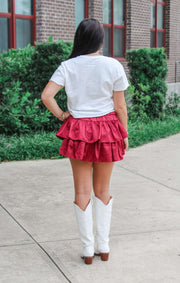 The Erin "Property of FSU" Vintage Cropped Tee