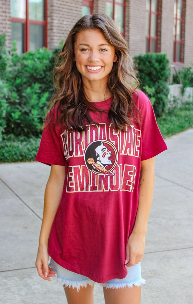 The Seminoles "Maxima Glitter" Classic Tee