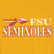 The "FSU Seminole" Vintage Crop Tank (Gold)