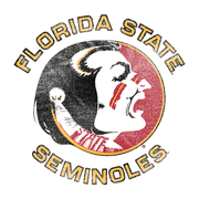 The Seminoles Vintage Crop Muscle Tank (Black)