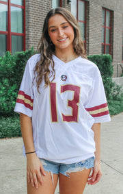 The JORDAN TRAVIS Football Jersey (White)