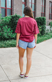 The Florida State Oversized Rhinestone Tee