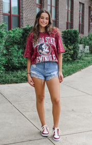 The Florida State Oversized Rhinestone Tee