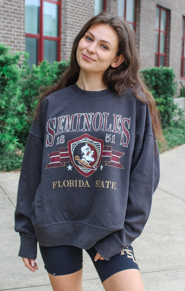 The FSU Pep Rally Thrifted Sweatshirt