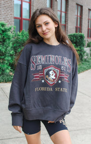 The FSU Pep Rally Thrifted Sweatshirt