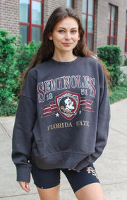 The FSU Pep Rally Thrifted Sweatshirt