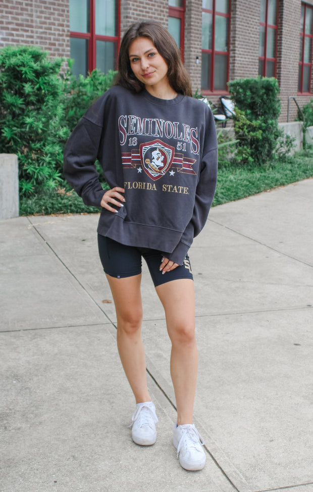 The FSU Pep Rally Thrifted Sweatshirt