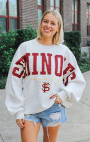 The Florida State "Flannigan" Oversized Dolman Crew