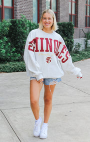 The Florida State "Flannigan" Oversized Dolman Crew