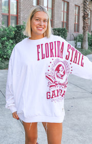 The Florida State "Gabby" Long Sleeve Jersey Top