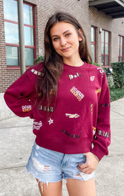 The Go 'Noles Spirit Sequin Sweatshirt