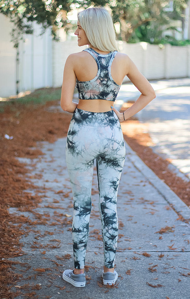 The Glass Tie Dye Seamless Sports Bra